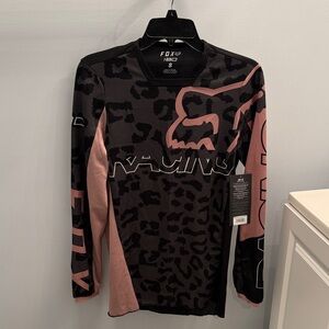 Fox Women's Black and Pink Jersey